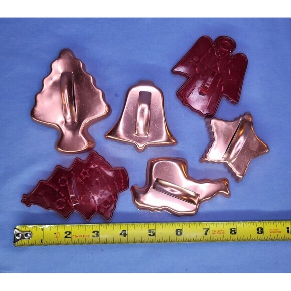 Christmas Cookie Cutters Vintage Tree Santa Star Bell Angel Bunny - Picture 6 of 6